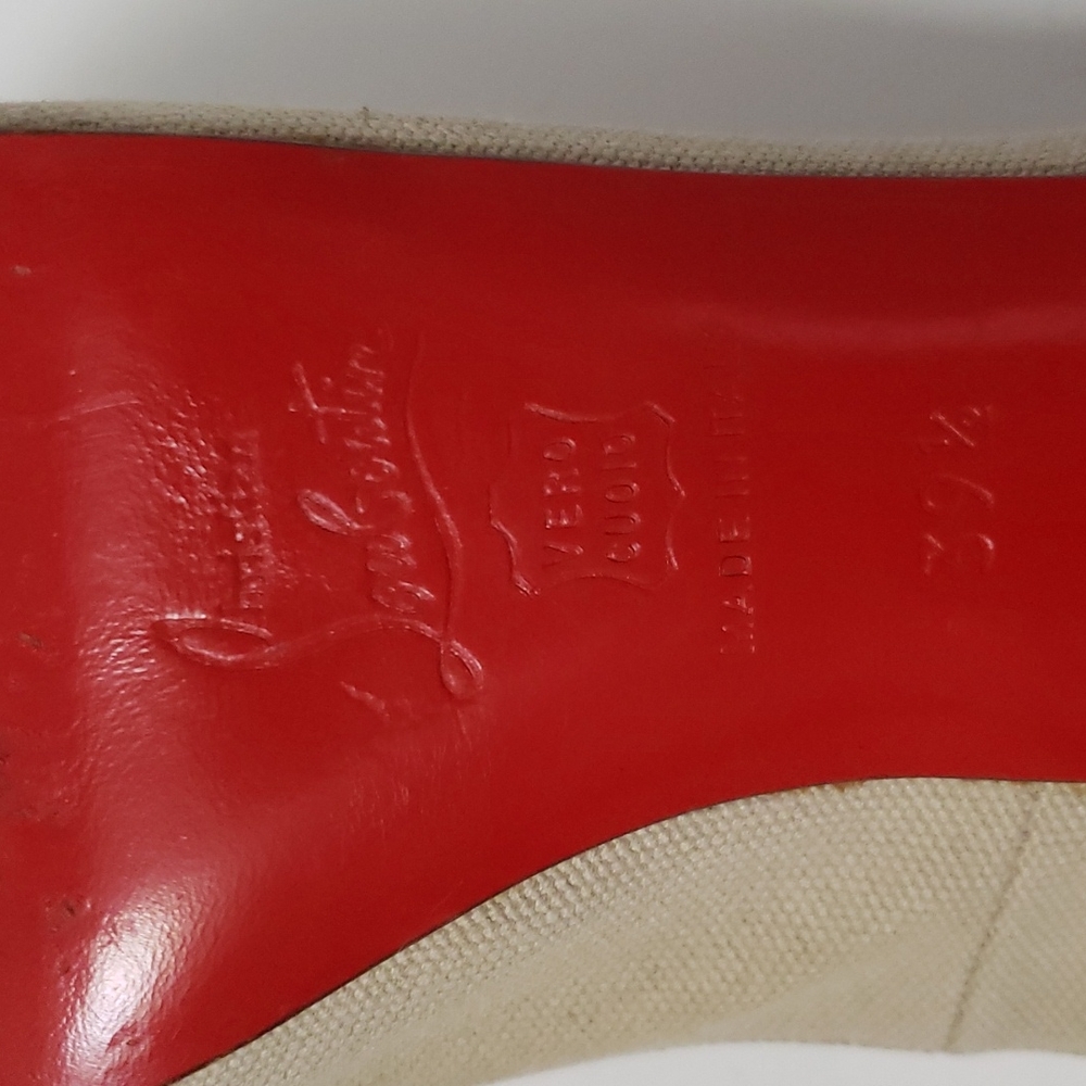 Christian Louboutin Sling Backs Heels - Picture 7 of 12